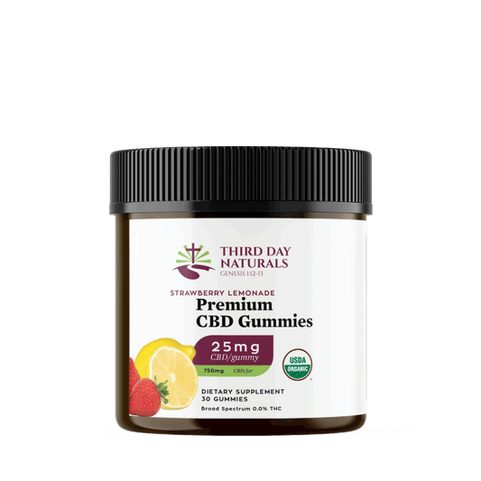 Strawberry Lemonade Organic CBD Gummies (THC-Free)