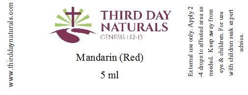 Mandarin Essential Oil (Red) (5ml & 15ml)