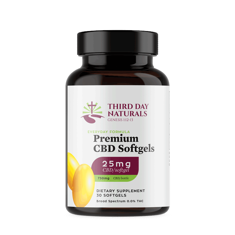 Broad Spectrum CBD Softgels (10 mg & 25 mg)