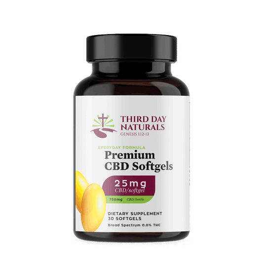 Broad Spectrum CBD Softgels (10 mg & 25 mg)