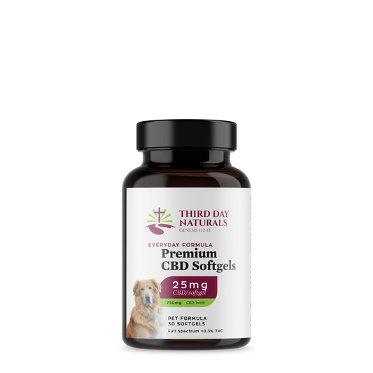 Pet Full Spectrum CBD Softgels with THC