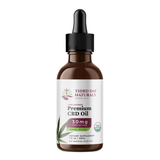 Unflavored: Organic Broad Spectrum CBD Tincture